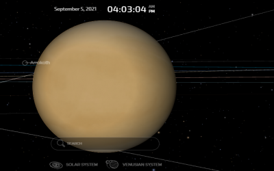 Matahari Terbit dari Barat di Planet Venus
